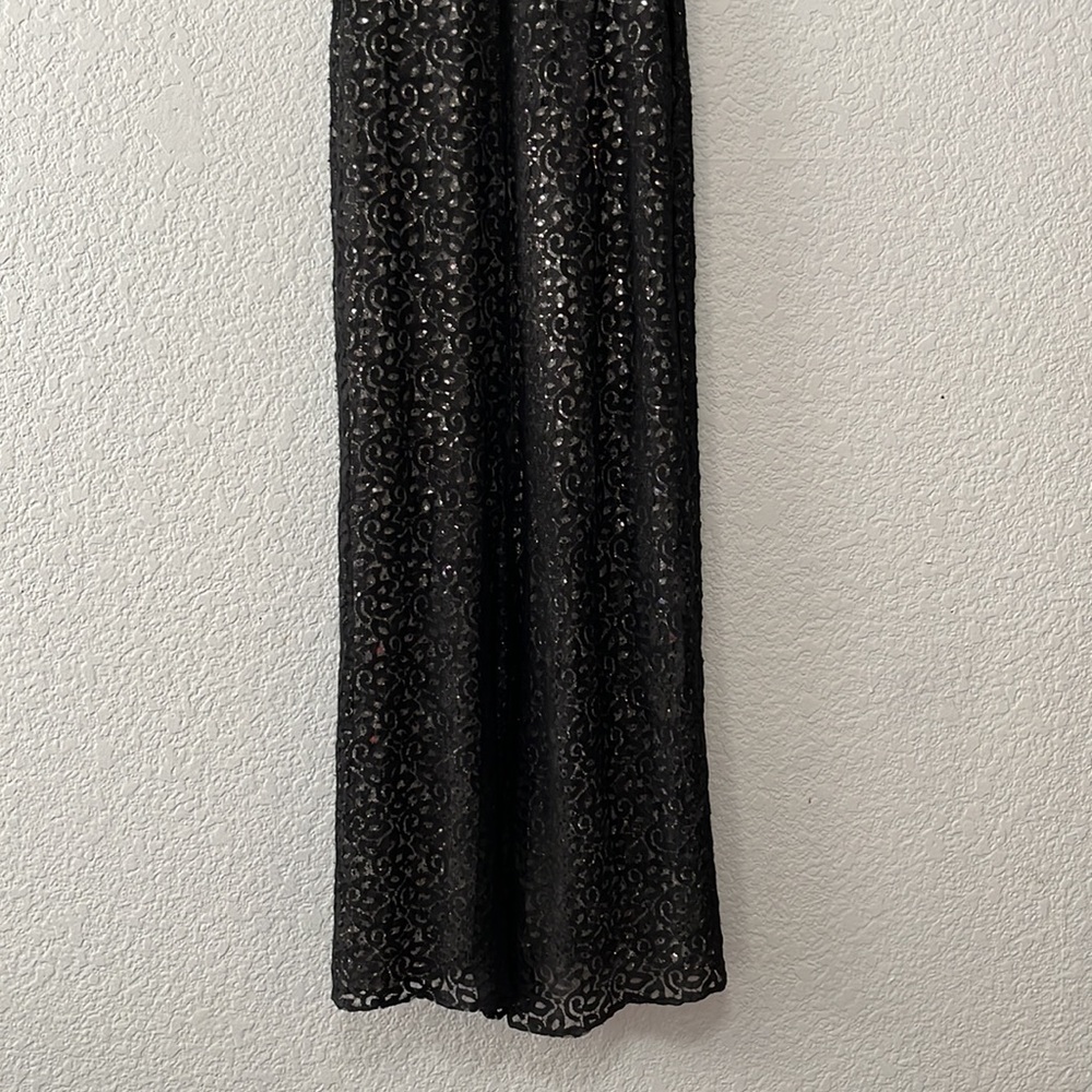 Jessica McClintock Gunne Sax Lace Sequin Maxi Dress - Picture 12 of 17